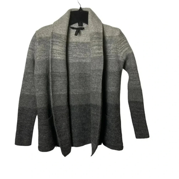 BCBG MAXAzria  cashmere wool blend open front cardigan, chunky, - Picture 3 of 15